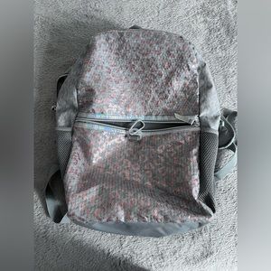Justice Grey Shiny School Bag